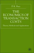 The Economics Of Transaction Costs