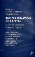 The culmination of Capital