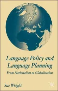Language Policy And Language Planning