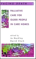 Palliative Care for Older People in Care Homes