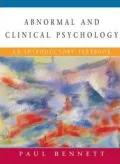 Abnormal and Clinical Psychology