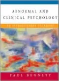 Abnormal and Clinical Psychology: An Introductory Textbook