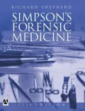 Simpsons Forensic Medicine 12e