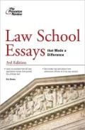 Law School Essays That Made a Difference