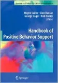 Handbook of Positive Behavior Support