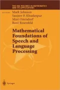 Mathematical Foundations of Speech and Language Processing