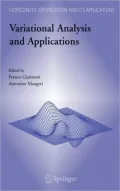 Variational Analysis and Applications, Vol. 79