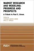 Marketing Research and Modeling