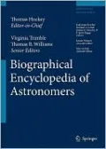 The Biographical Encyclopedia of Astronomers