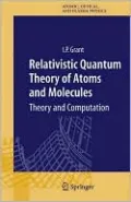 Relativistic Quantum Theory of Atoms and Molecules: Theory and Computation
