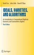 Ideals, Varieties, and Algorithms
