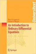 An Introduction to Ordinary Differential Equations