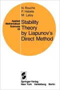 Stability Theory by Liapunov's Direct Method