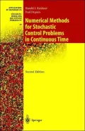 Numerical Methods for Stochastic Control Problems in Continuous Time