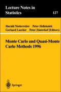Monte Carlo and Quasi-Monte Carlo Methods 1996: Proceedings of a Conference at the University of Salzburg, Austria, July 9-12, 1996, Vol. 127