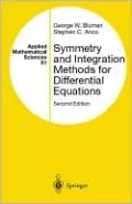 Symmetry And Integration Methods For Differential Equations