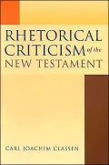 Rhetorical Criticism of the New Testament