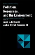 Pollution, Resources and the Environment
