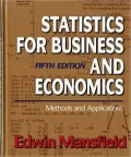 Statistics for Business and Economics