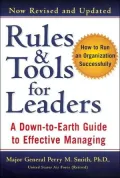 Rules and Tools for Leaders: A Down-to-Earth Guide to Effective Managing