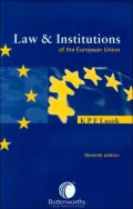 Law And Institutions Of The European Union