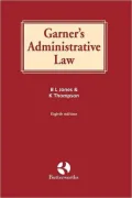 Garner's Administrative Law by Brian Jones — book cover