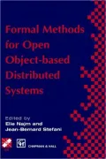 Formal Methods For Open Object-Based Distributed Systems, Volume 1