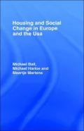 Housing and Social Change in Europe and the USA