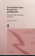 Transaction Cost Economics & Cl