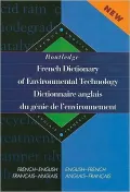 Routledge French dictionary of environmental technology