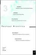 Textual Practice, Vol. 3