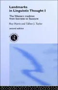 Landmarks in Linguistic Thought