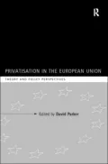 Privatisation in the European Union: Theory and Policy Perspectives