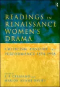 Readings in Renaissance Women's Drama