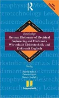 Routledge Langenscheidt German Dictionary of Electrical Engineering, Vol. 1