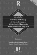 German Dictionary of Microelectronics