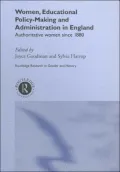 Women, Educational Policy Making And Administration In England