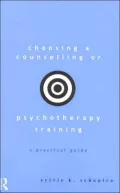 Choosing a Counselling or Psychotherapy Training