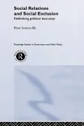 Social Relations and Social Exclusion : Rethinking Political Economy