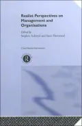 Realist Perspectives on Management and Organisations