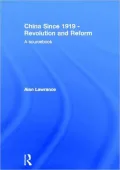 China since 1919 - Revolution and Reform: A SourceBook