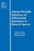 Almost periodic solutions of differential equations in Banach spaces