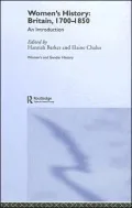 Women's History: Britain, 1700-1850: an Introduction