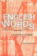 English Words: Structure, History, Usage