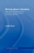 Writing about Literature : Essay and Translation Skills for University Students of English and Foreign Literature