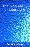 The Singularity of Literature