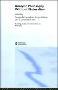 Analytic Philosophy Without Naturalism