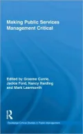 Public Services Management: A Critical Approach