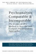 Book cover of Psychoanalysis Comparable and Incomparable: The Evolution of a Method to Describe and Compare