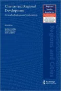 Clusters and Regional Development: Critical Reflections and Explorations